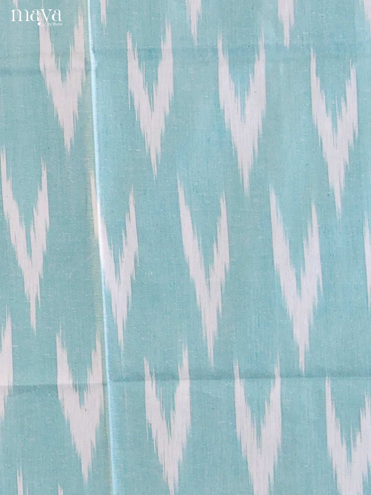 Blue & White- Ikkat Salwar Unstitch