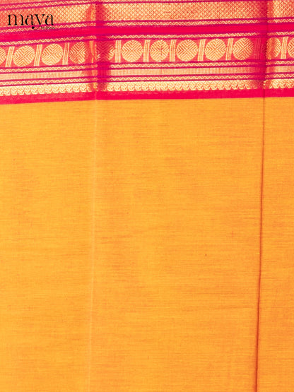 Mustard & Pink - chettinad top & dupatta combo