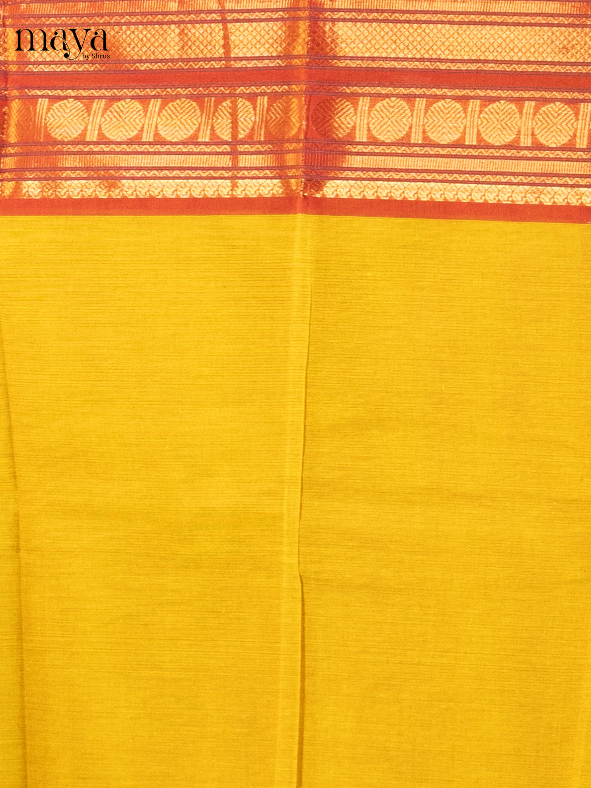 Yellow with Red- chettinad top & dupatta combo