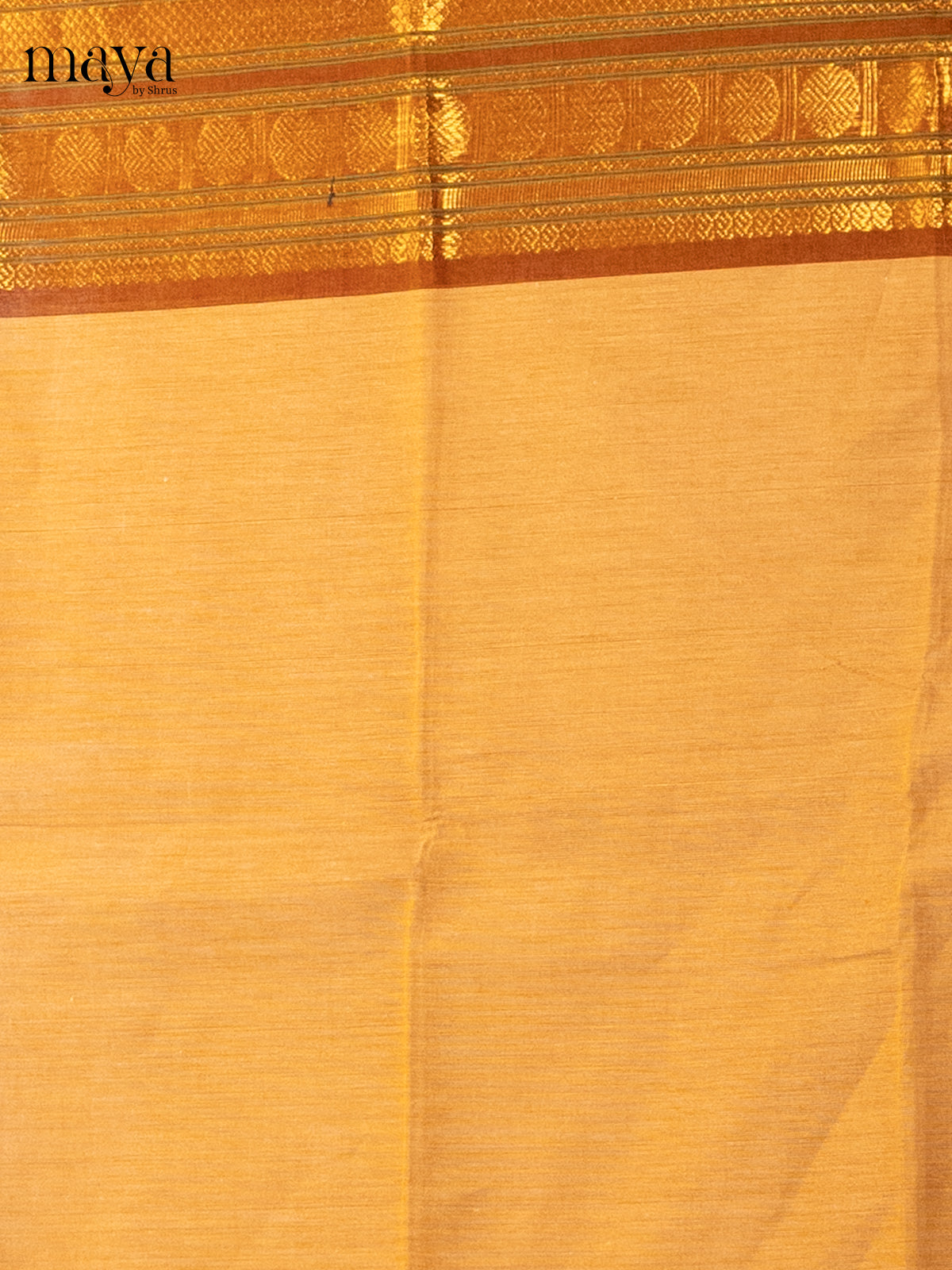 Peach & Brown - chettinad top & dupatta combo