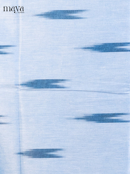 Lite Blue & Blue - Ikkat Salwar Unstitch