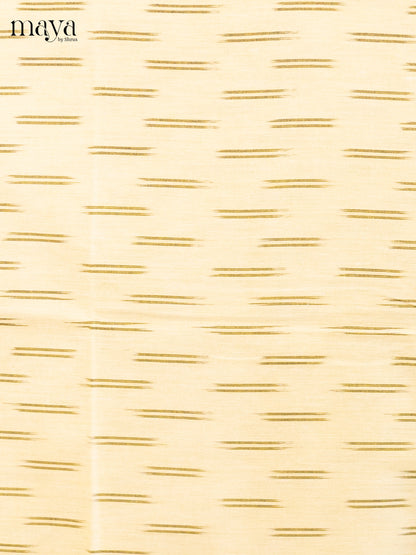 Lite Yellow & Green - Ikkat Salwar Unstitch