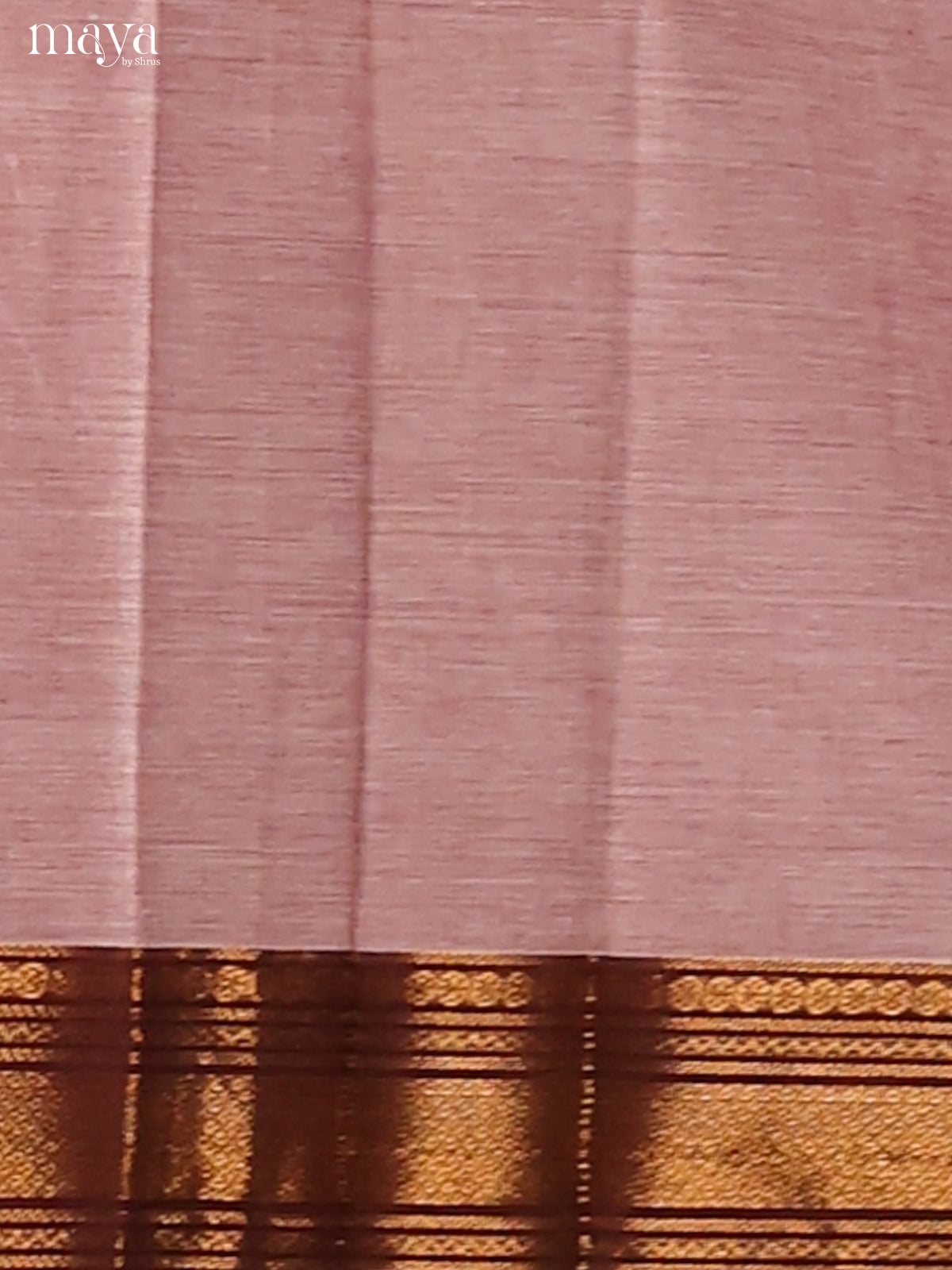 Grey Chettinad Cotton Dupatta with brown zari border