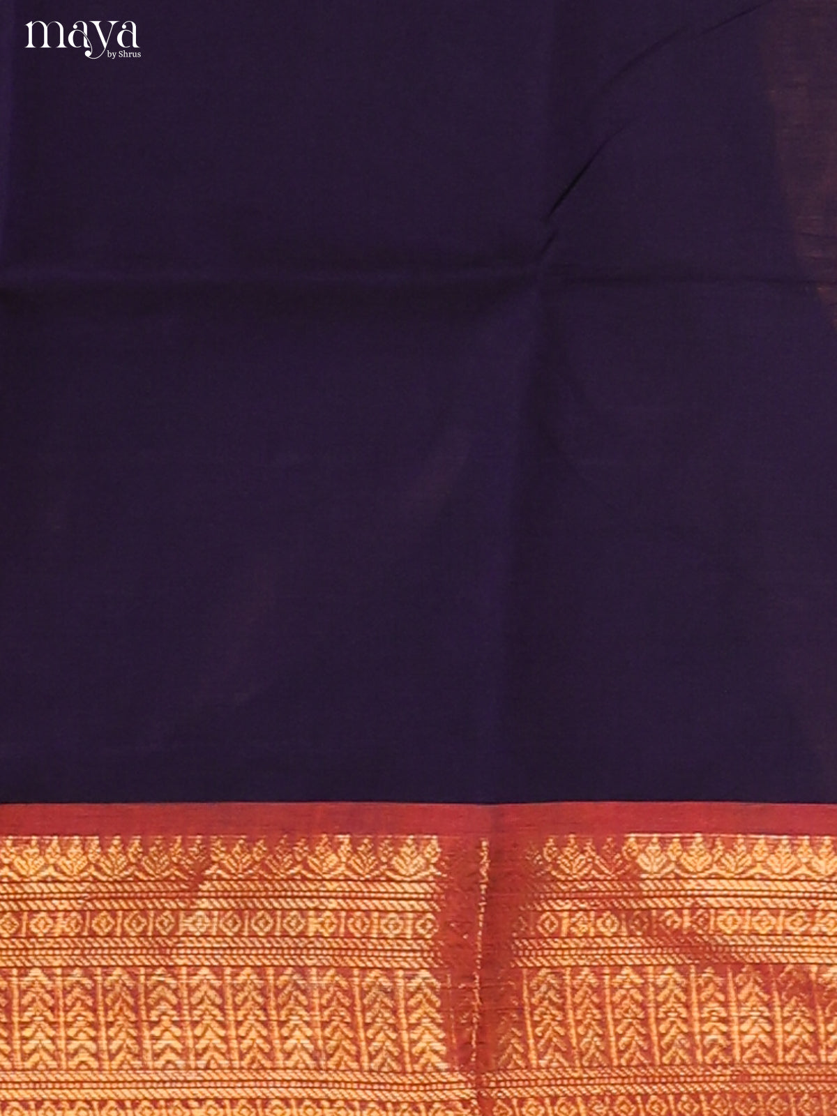 Blue & Orange - chettinad top & dupatta combo
