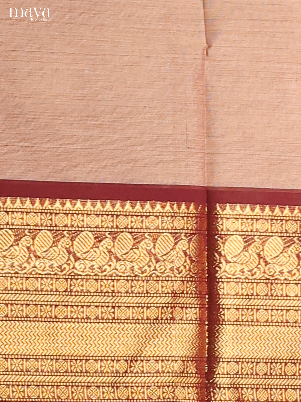 Grey & Maroon - chettinad top & dupatta combo