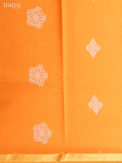 Mustard & Cream- Semi rawsilk salwar