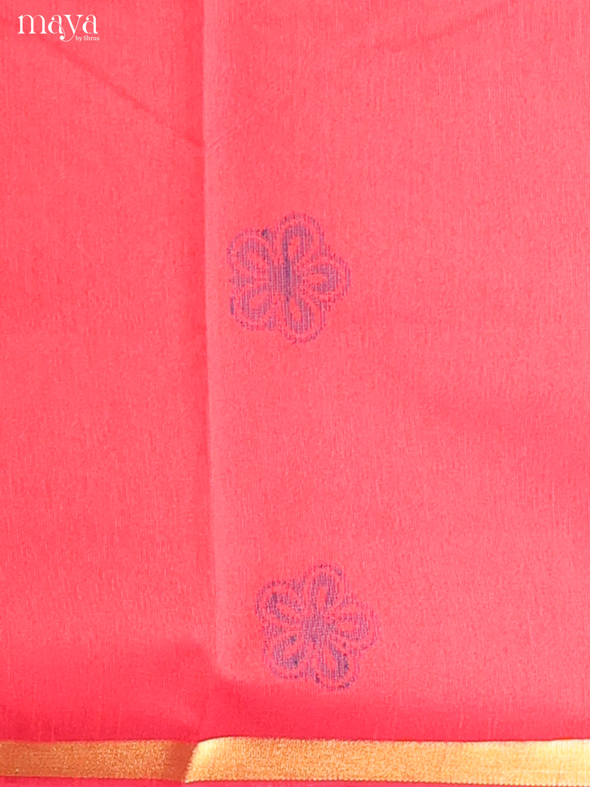 Red & Purple - Semi rawsilk salwar