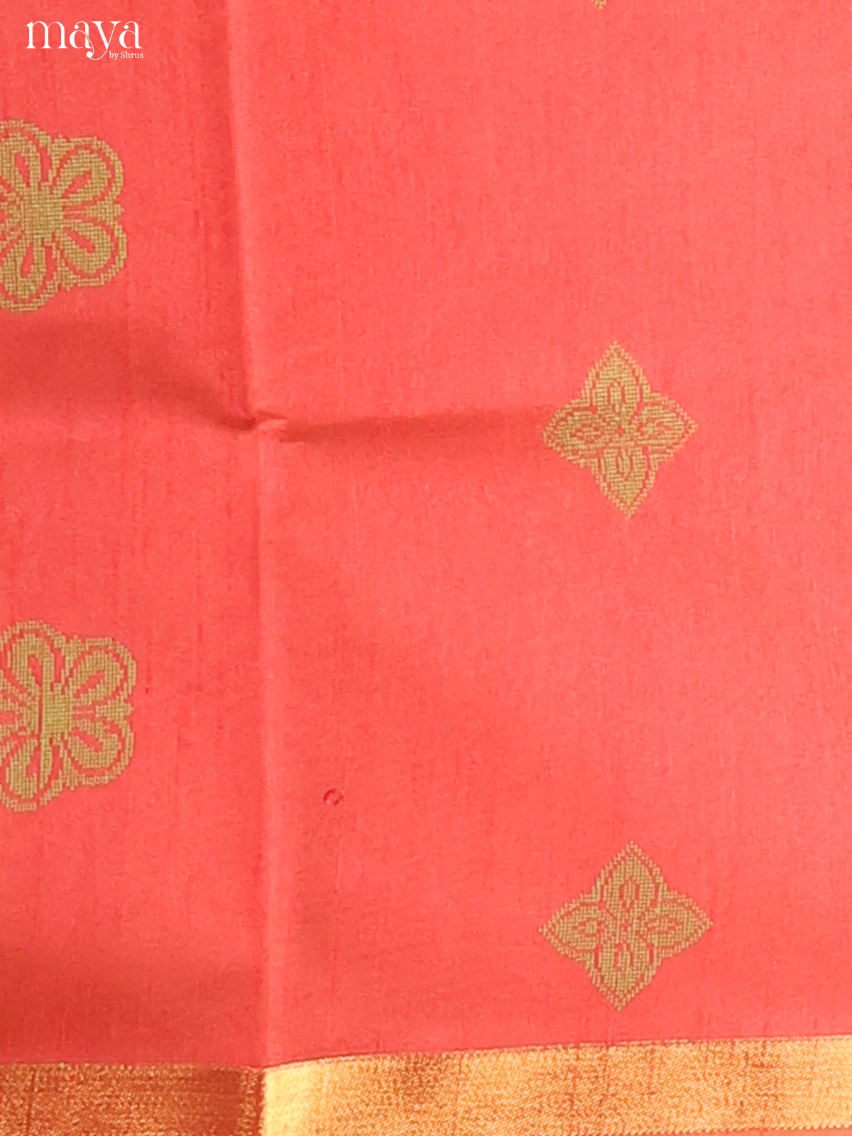 Red & Green - Semi rawsilk salwar