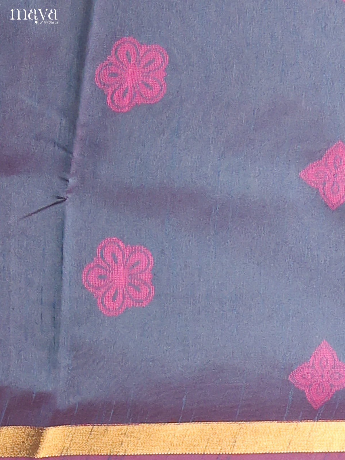 Purple & Pink- Semi rawsilk salwar