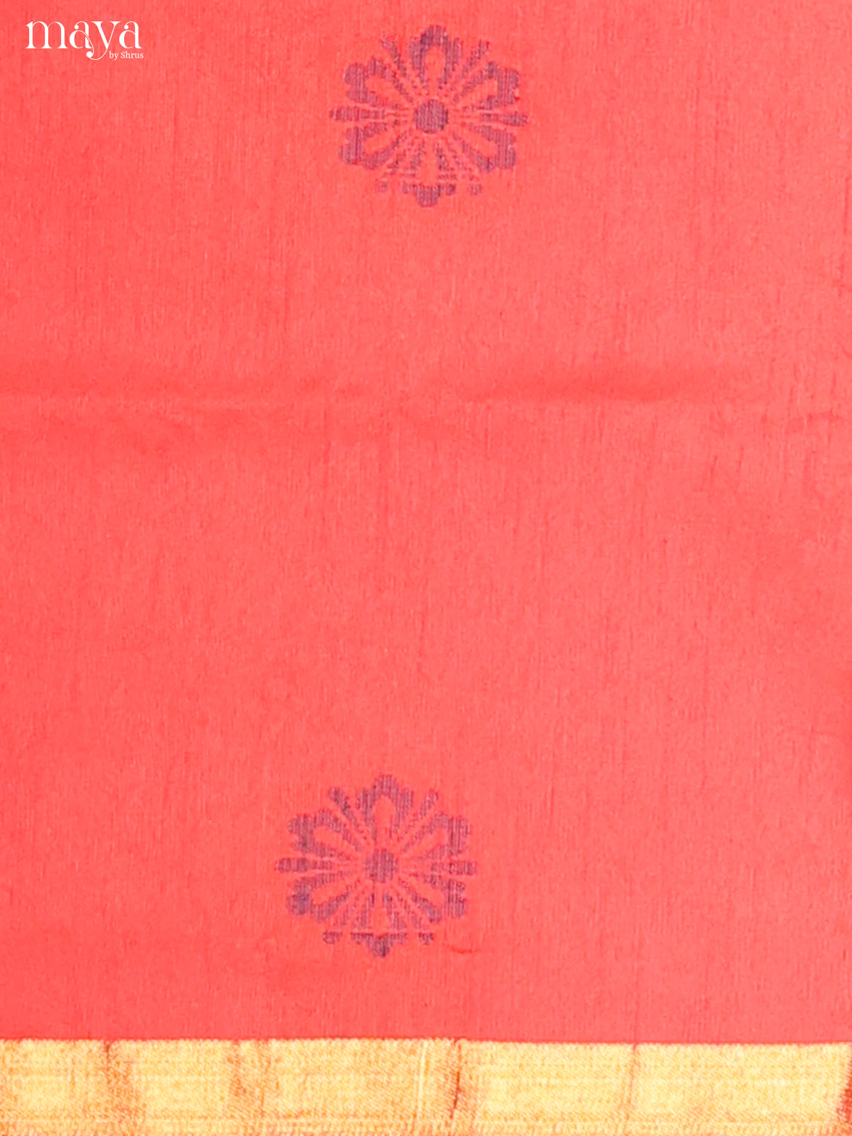 Red & Black - Semi rawsilk salwar