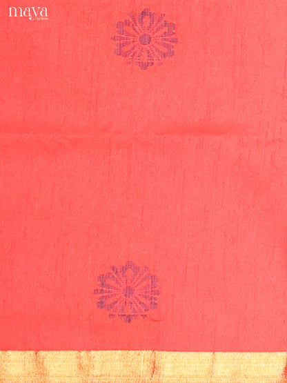 Red & Black - Semi rawsilk salwar