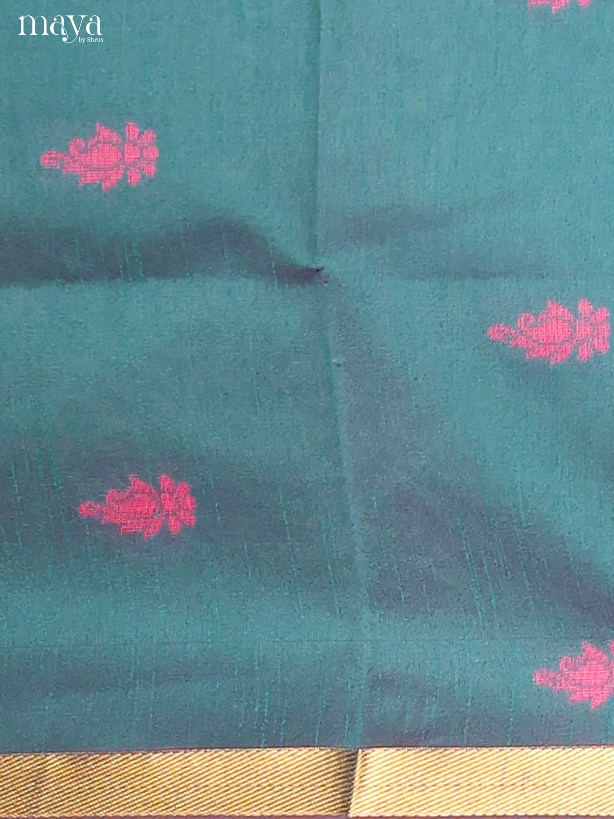 Green & Pink - Semi rawsilk salwar