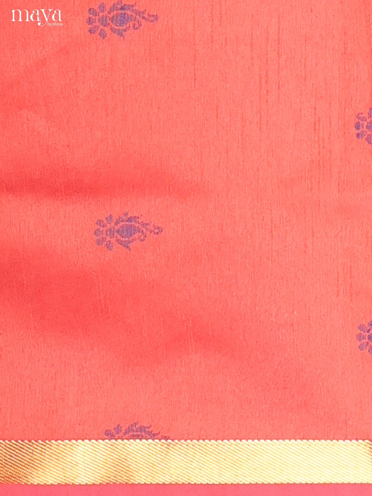 Red & Violet- Semi rawsilk salwar