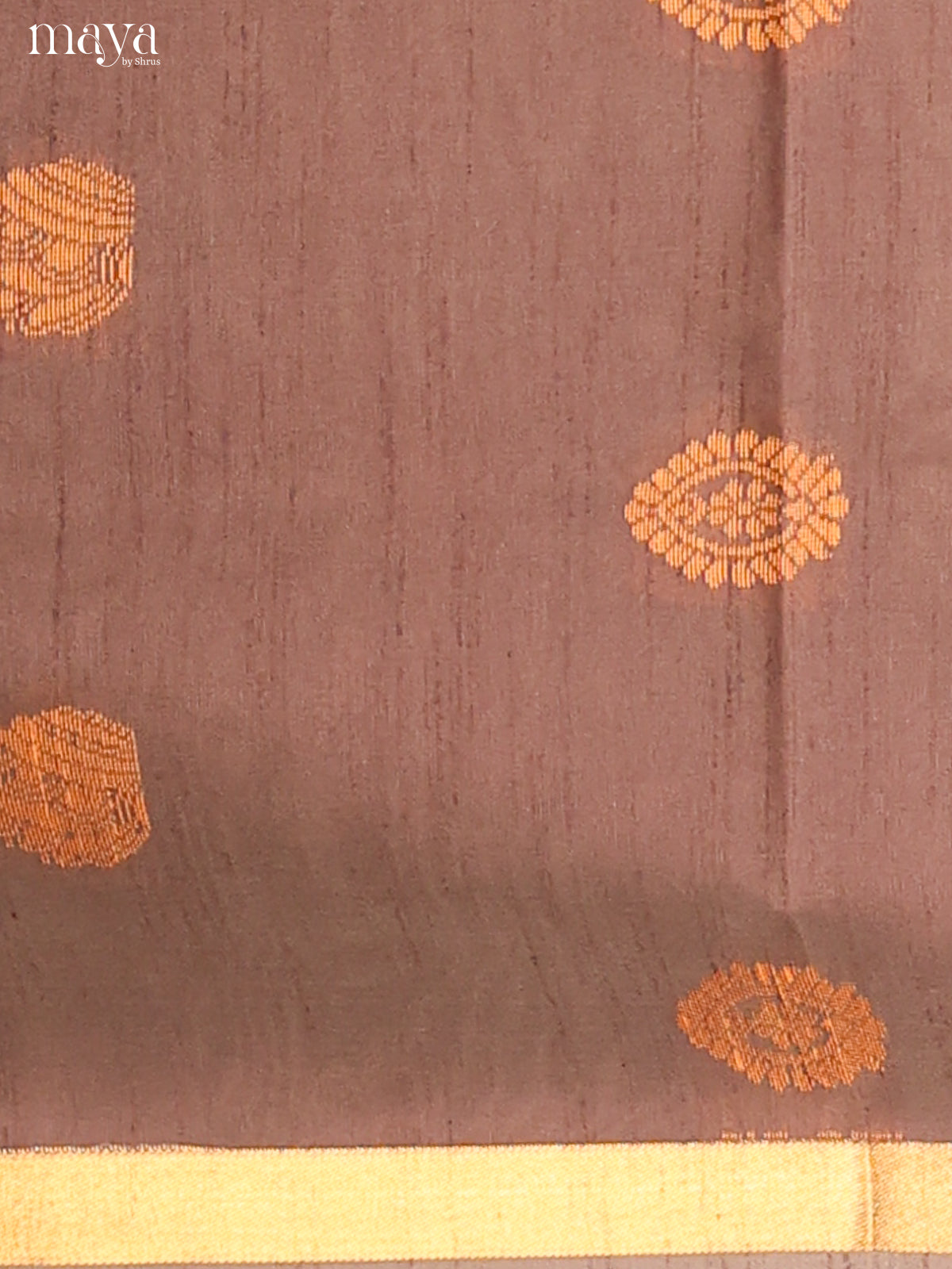 Grey & Peach - Semi rawsilk salwar