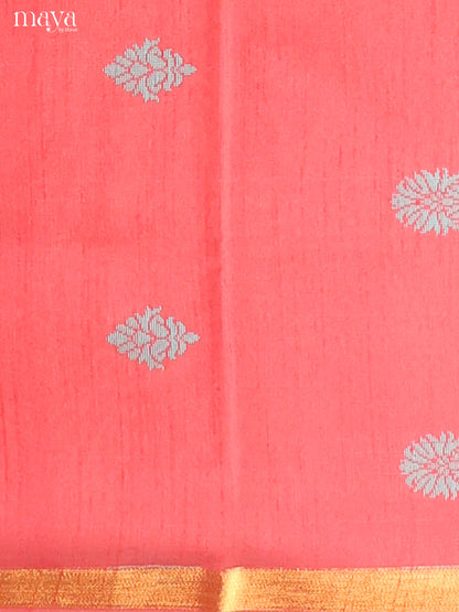 Red & Teal - Semi rawsilk salwar