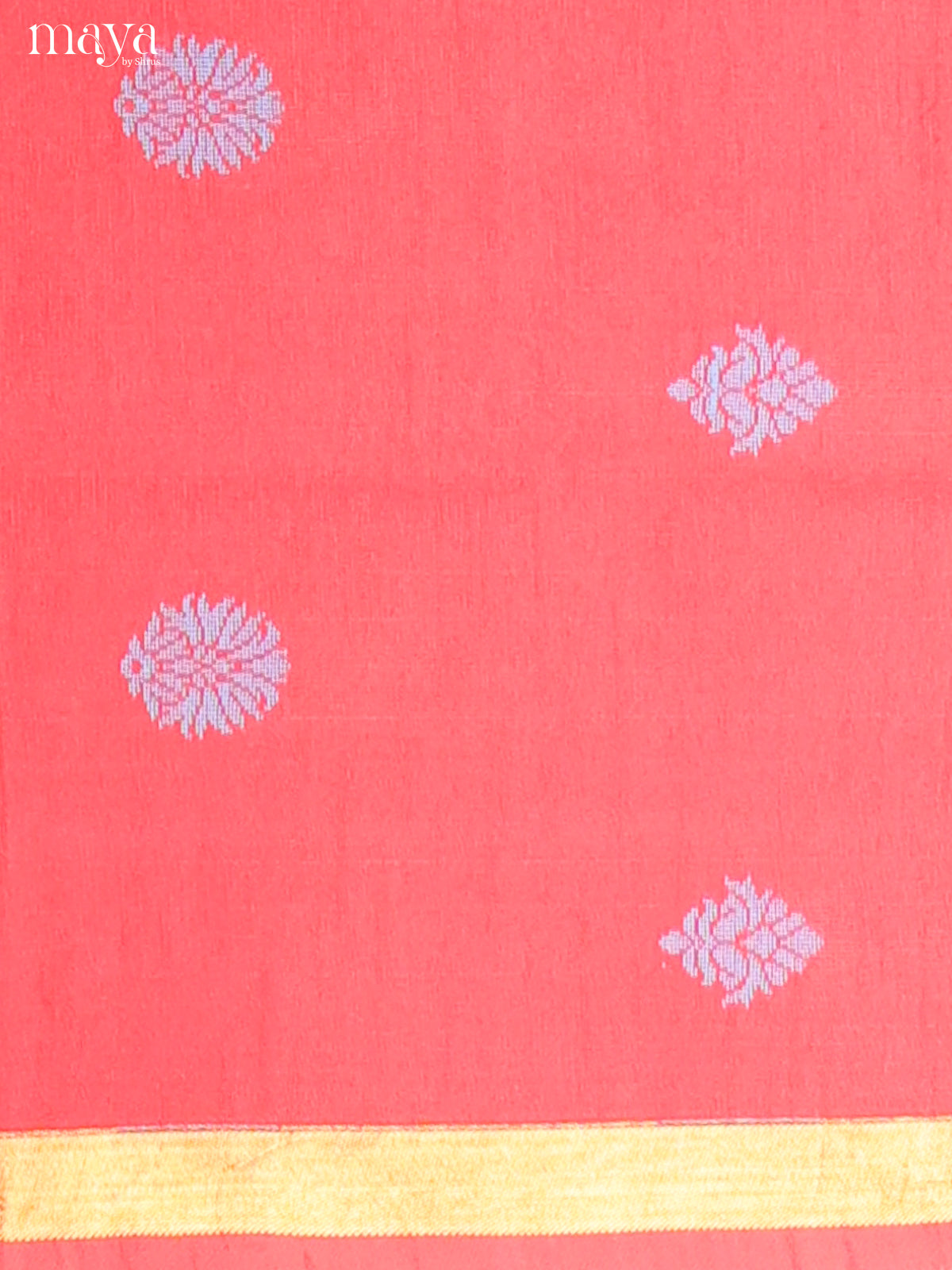 Red & Blue - Semi rawsilk salwar