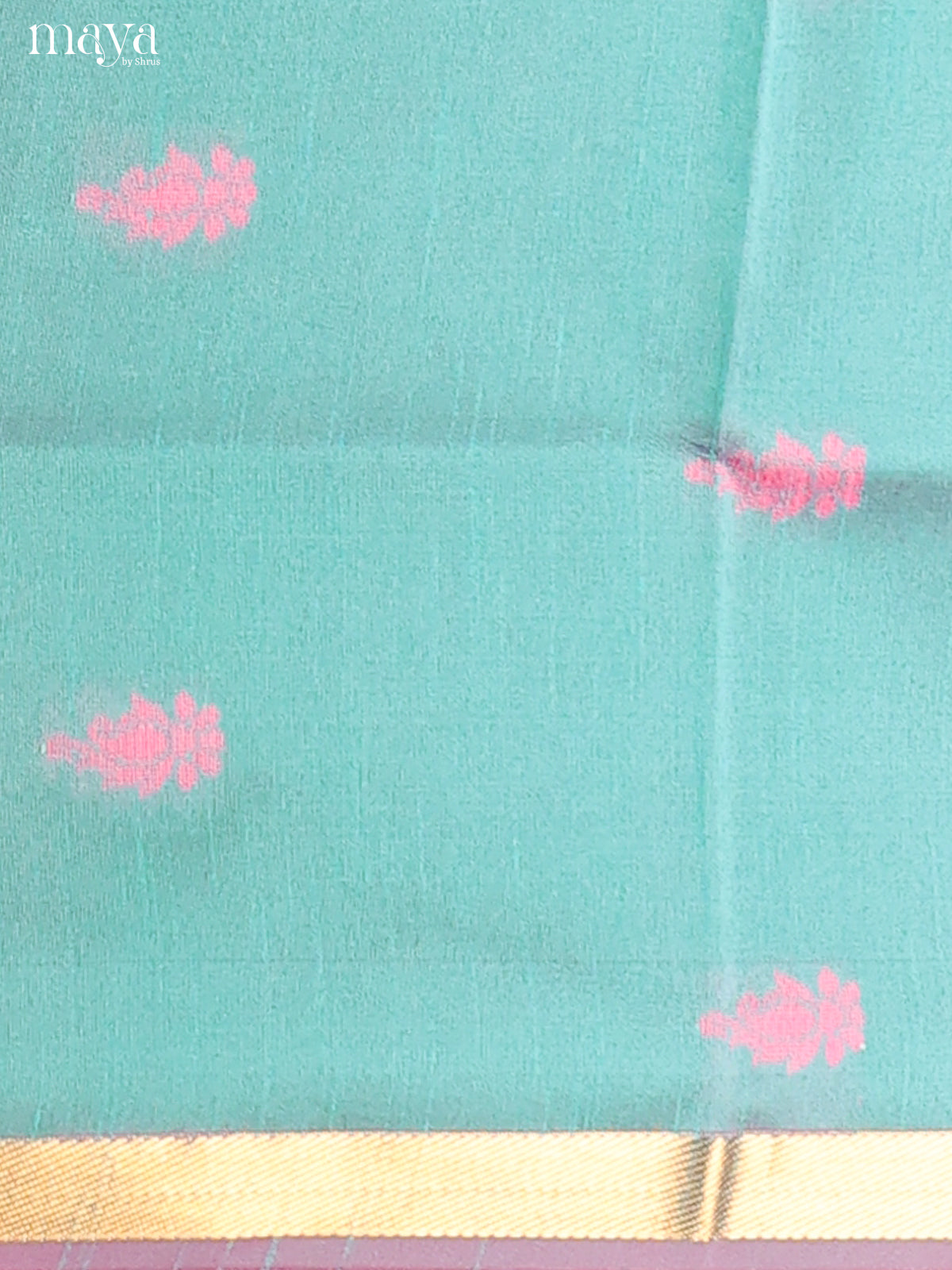 Pastel Blue & Pink- Semi rawsilk salwar