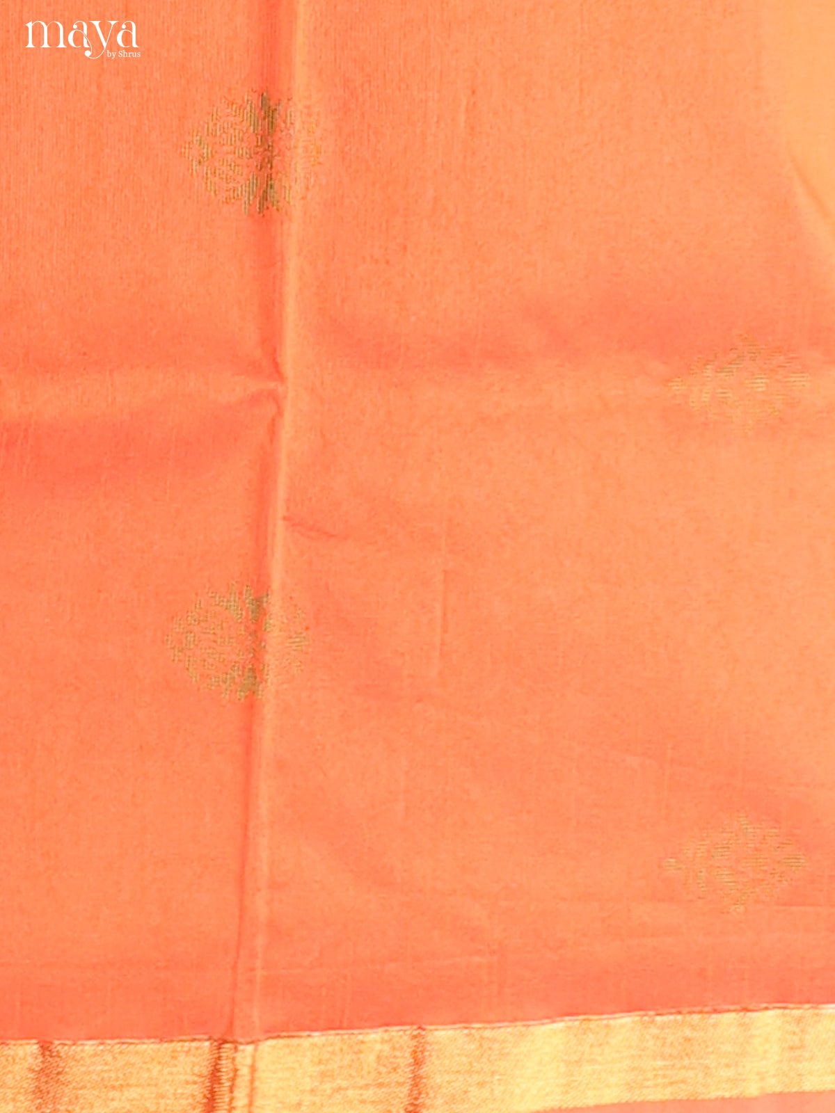 Orange & Green- Semi rawsilk salwar
