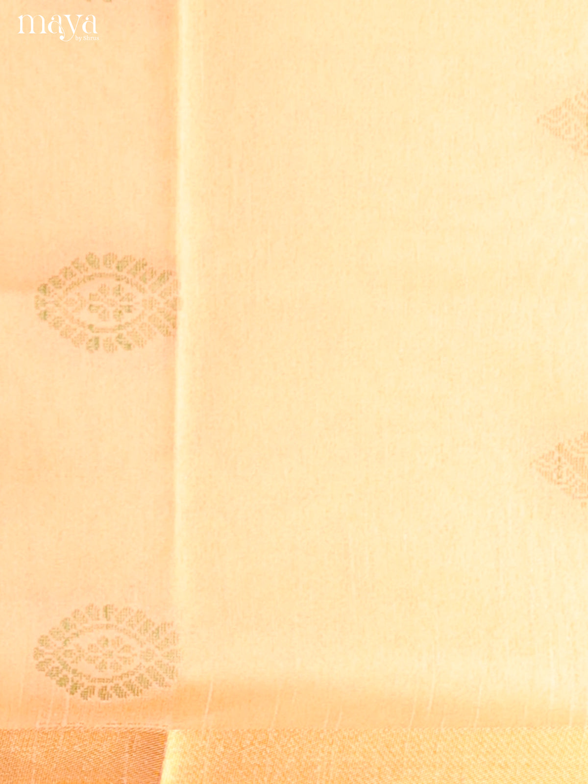 peach & Light Green- Semi rawsilk salwar