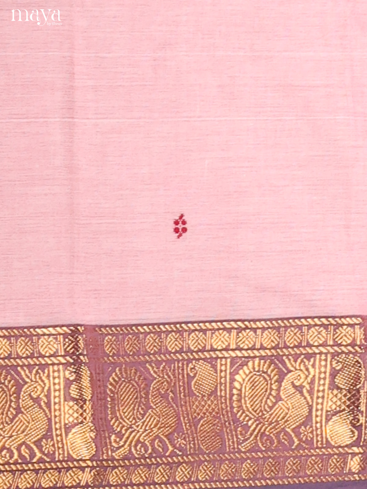 Pink & Purple - chettinad top & dupatta combo