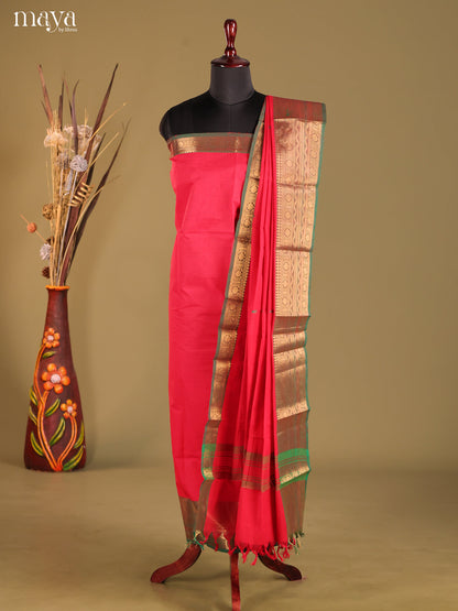 MDG25007-chettinad top & dupatta combo