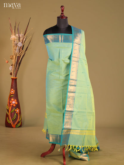 MDG25021-chettinad top & dupatta combo