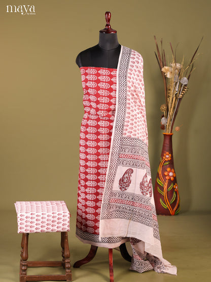 MDG28001-Bagh Cotton Salwar Unstich