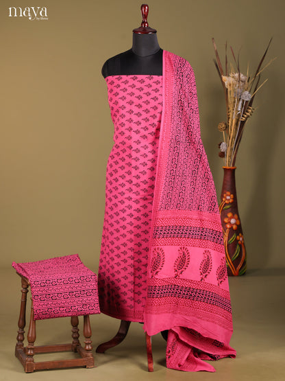 MDG28007-Bagh Cotton Salwar Unstich