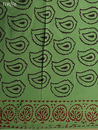 MDG28008-Bagh Cotton Salwar Unstich