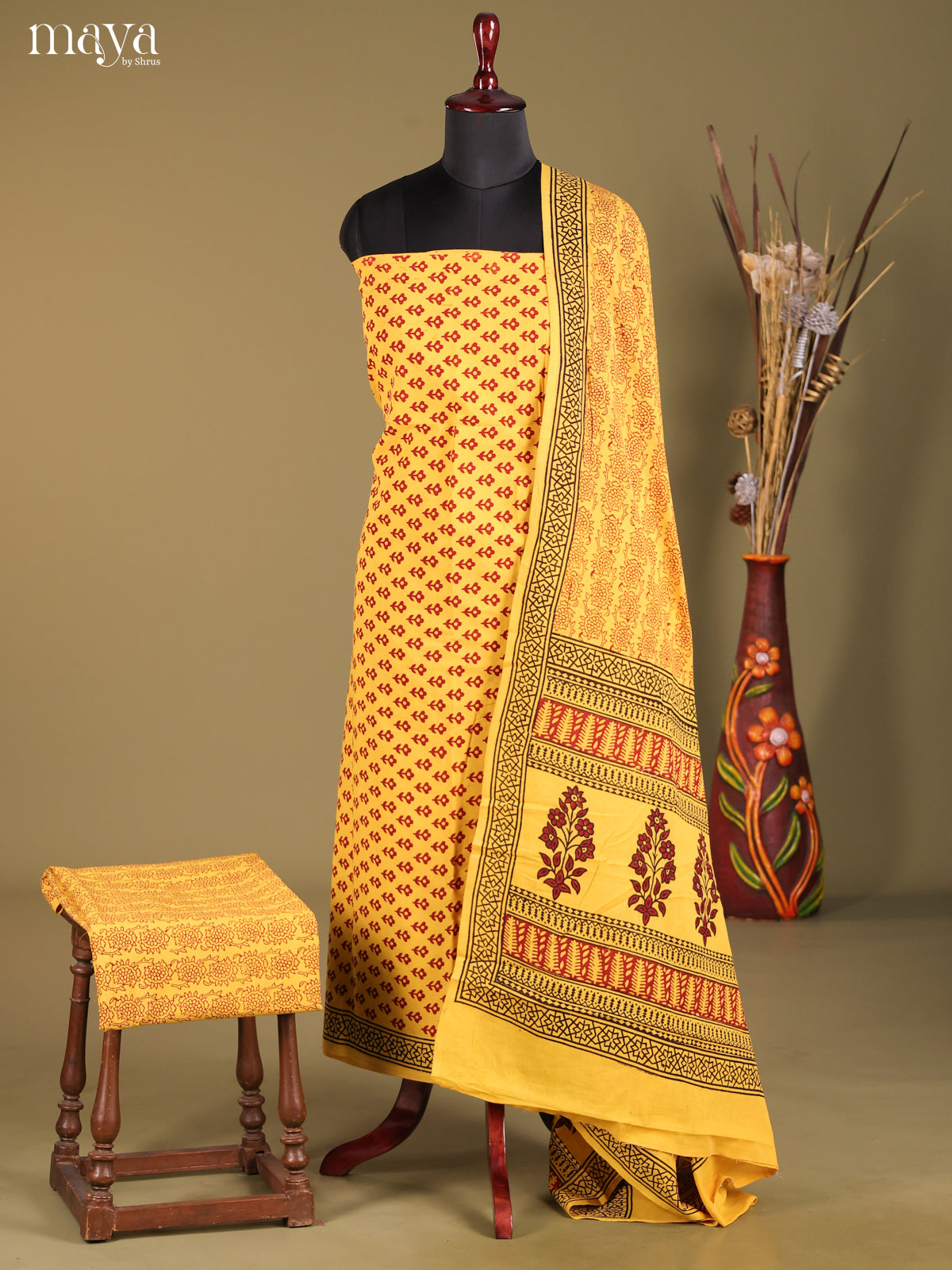 MDG28029-Bagh Cotton Salwar Unstich