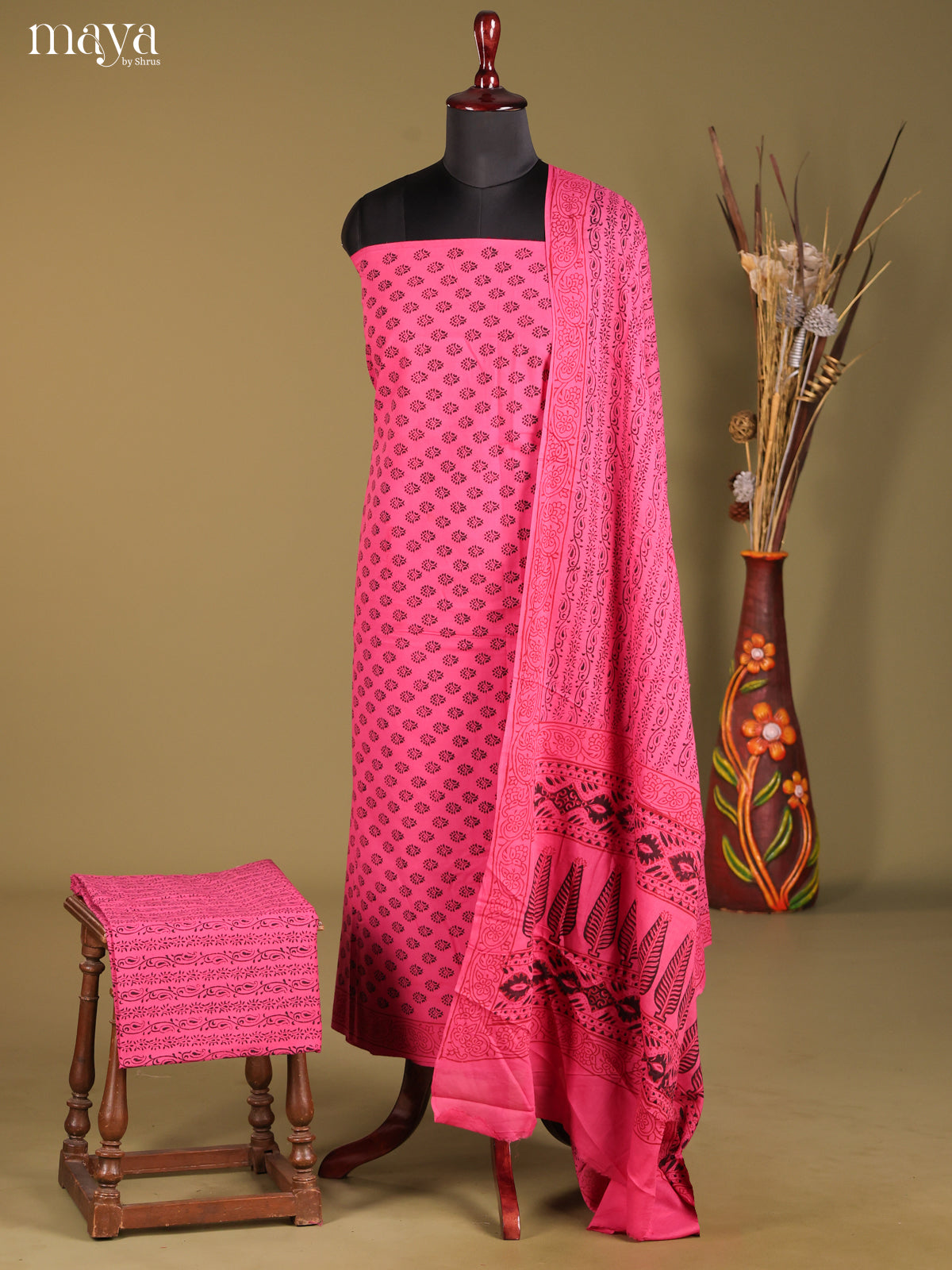 MDG28036-Bagh Cotton Salwar Unstich