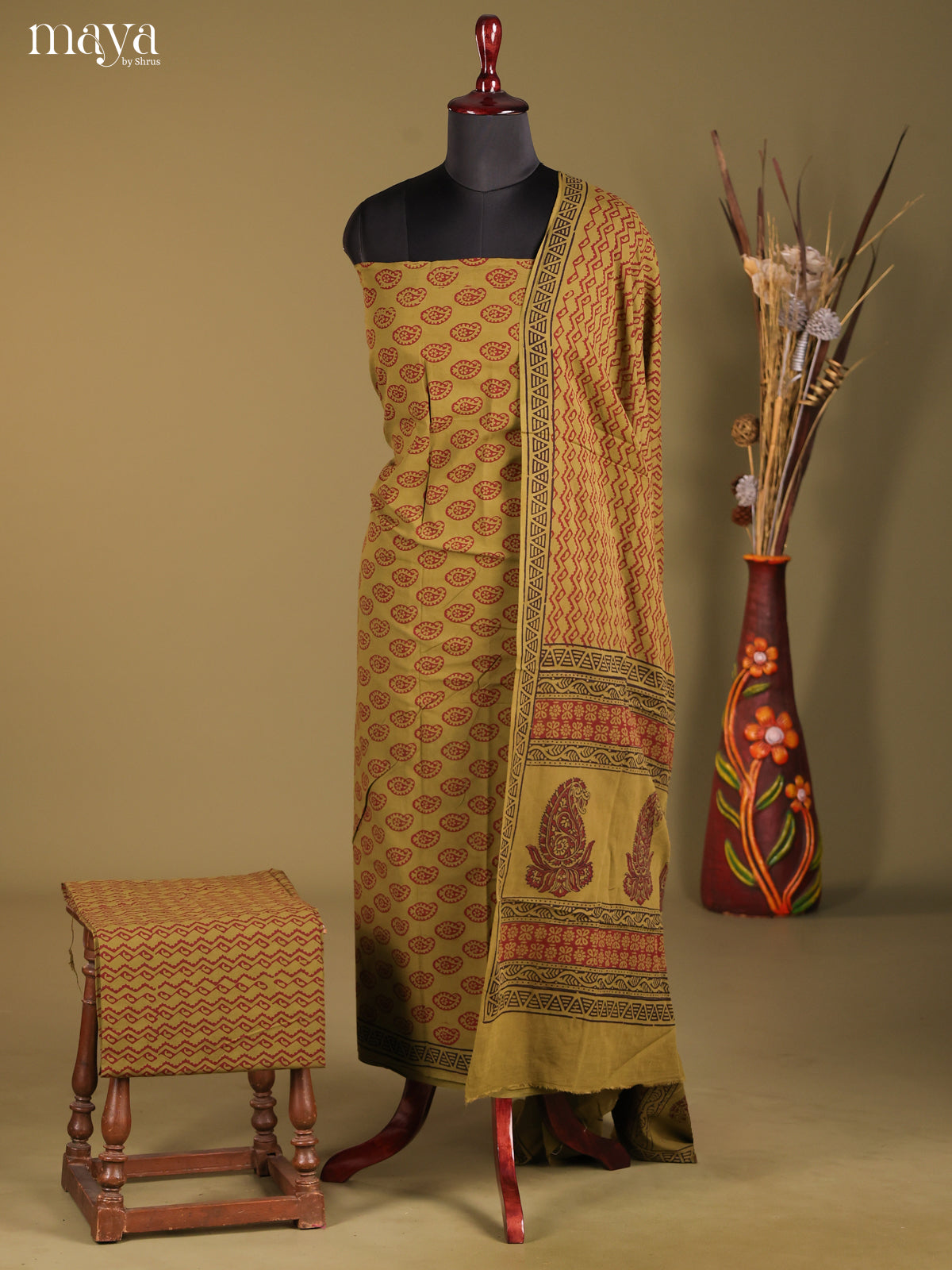 MDG28039-Bagh Cotton Salwar Unstich