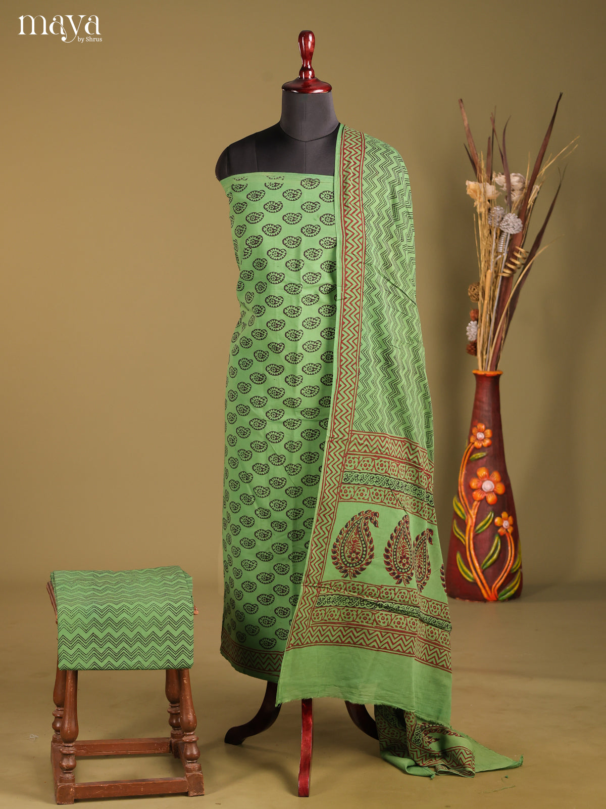 MDG28043-Bagh Cotton Salwar Unstich