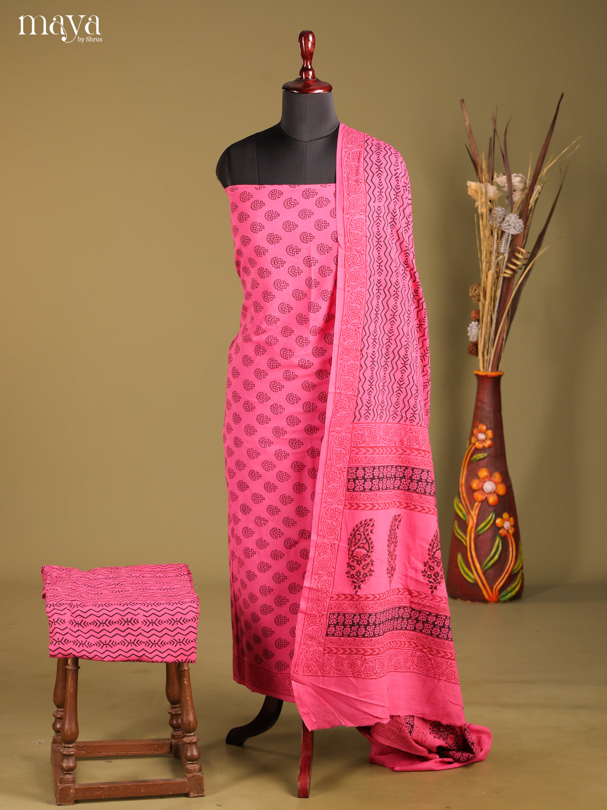 MDG28049-Bagh Cotton Salwar Unstich