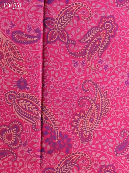 Pink & Purple -Semi patola salwar unstitch