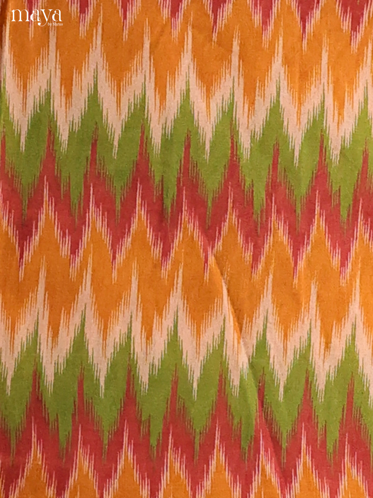 Mustard &  Brick -Semi patola salwar unstitch