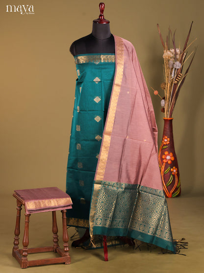 MDH02065-Semi silkcotton salwar unstitch