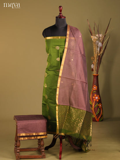 MDH02069-Semi silkcotton salwar unstitch