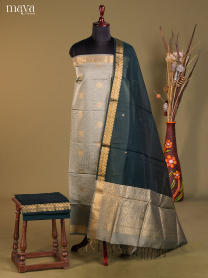 MDH02078-Semi silkcotton salwar unstitch