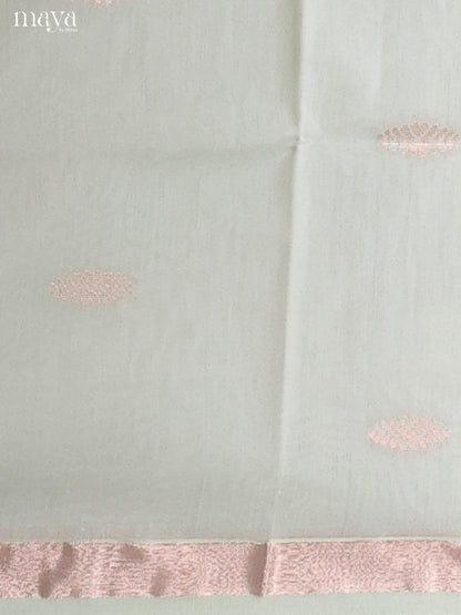 MDH02116-Semi silkcotton salwar unstitch
