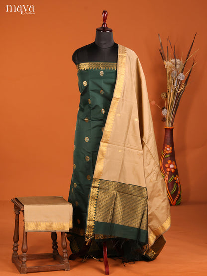 MDH05011-semi softsilk salwar Unstitch