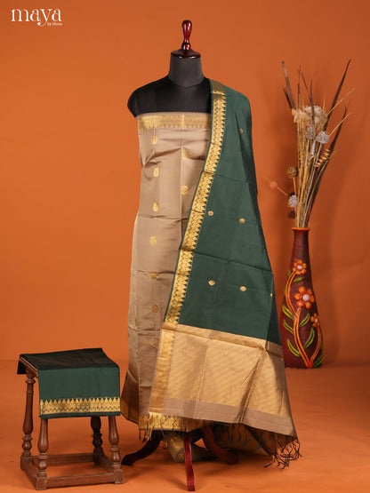 MDH05012-semi softsilk salwar Unstitch