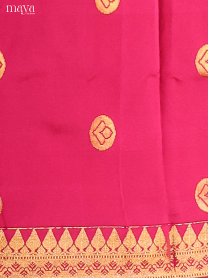 MDH05017-semi softsilk salwar Unstitch