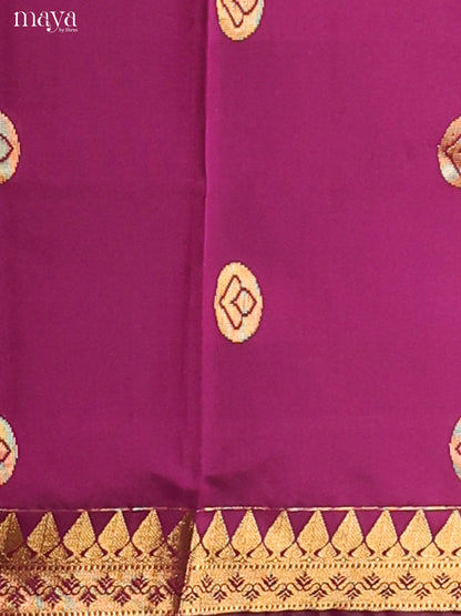 MDH05018-semi softsilk salwar Unstitch