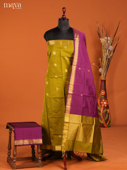 MDH05036-semi softsilk salwar Unstitch