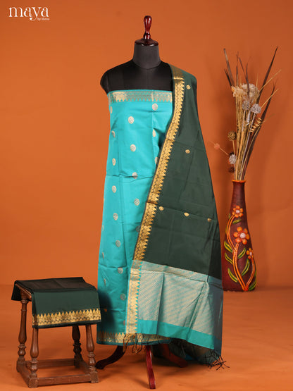 MDH05041-semi softsilk salwar Unstitch
