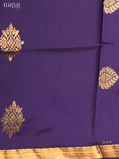 MDH05047-semi softsilk salwar Unstitch