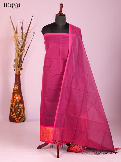 Purple & Pink -chettinad top & dupatta combo