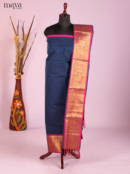 MDH07006-chettinad top & dupatta combo