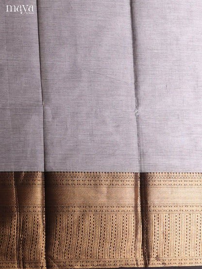 Grey & Black-chettinad top & dupatta combo